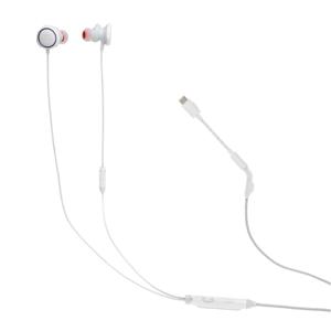 AUDIFONO CON MICROFONO  IN-EAR JBL QUANTUM 50C USB-C BLANCO 100% Nuevo