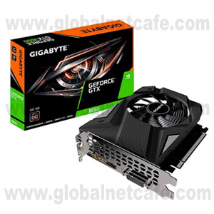 TARJETA DE VIDEO  4GB GIGABYTE GF GTX1650 GDDR6, HDMI, DVI D, DISPLAY PORT 100% Nuevo