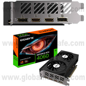 TARJETA DE VIDEO  8GB GDDR GIGABYTE GF RTX4060 OC HDMI, D.PORT 100% Nuevo