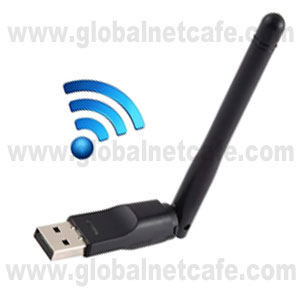 ADAPTADOR DE RED WIFI INALAMBRICO USB 2.4GHZ 150MPBS ANTENA 100% Nuevo