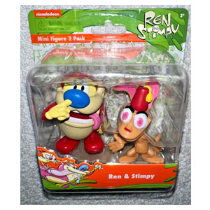 FIGURA REN & STIMPY ORIGINAL CON EMPAQUE 100% NUEVA 100% Nuevo