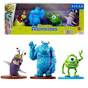 FIGURA MONSTERS DE PIXAR COLECCION ORIGINAL CON EMPAQUE 100% NUEVA 100% Nuevo