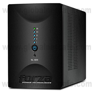 1000VA CON 600WATTS DE CAPACIDAD UPS Y REGULADOR  FORZA SL-1011 (8TOMAS)RECONSTRUIDO BATERIAS NUEVAS